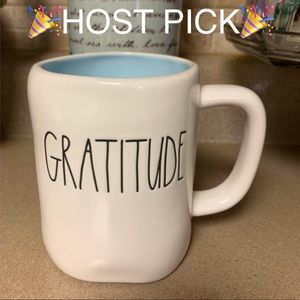 Rae Dunn By Magenta “GRATITUDE” LL Ceramic Mug NWT